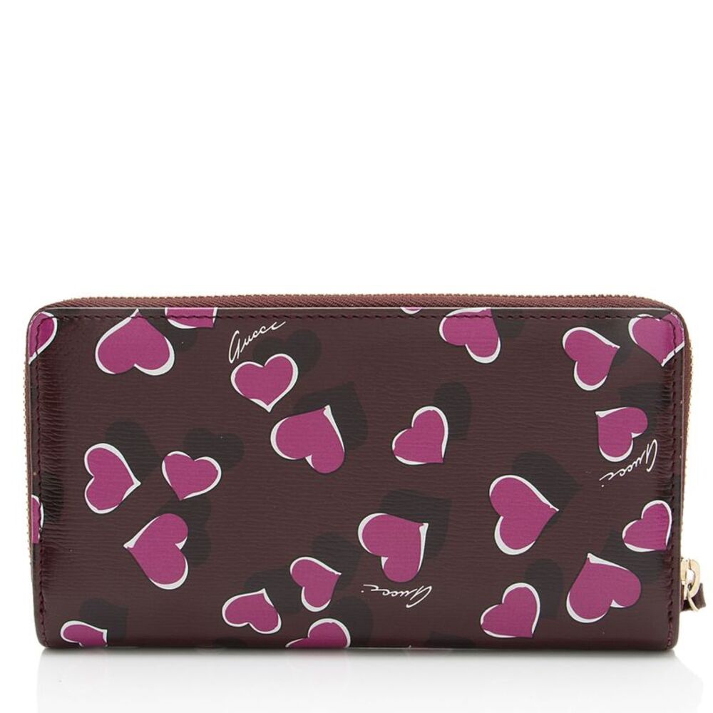 Gucci Calfskin Heartbeat Zip Around Wallet - Picture 3 of 13
